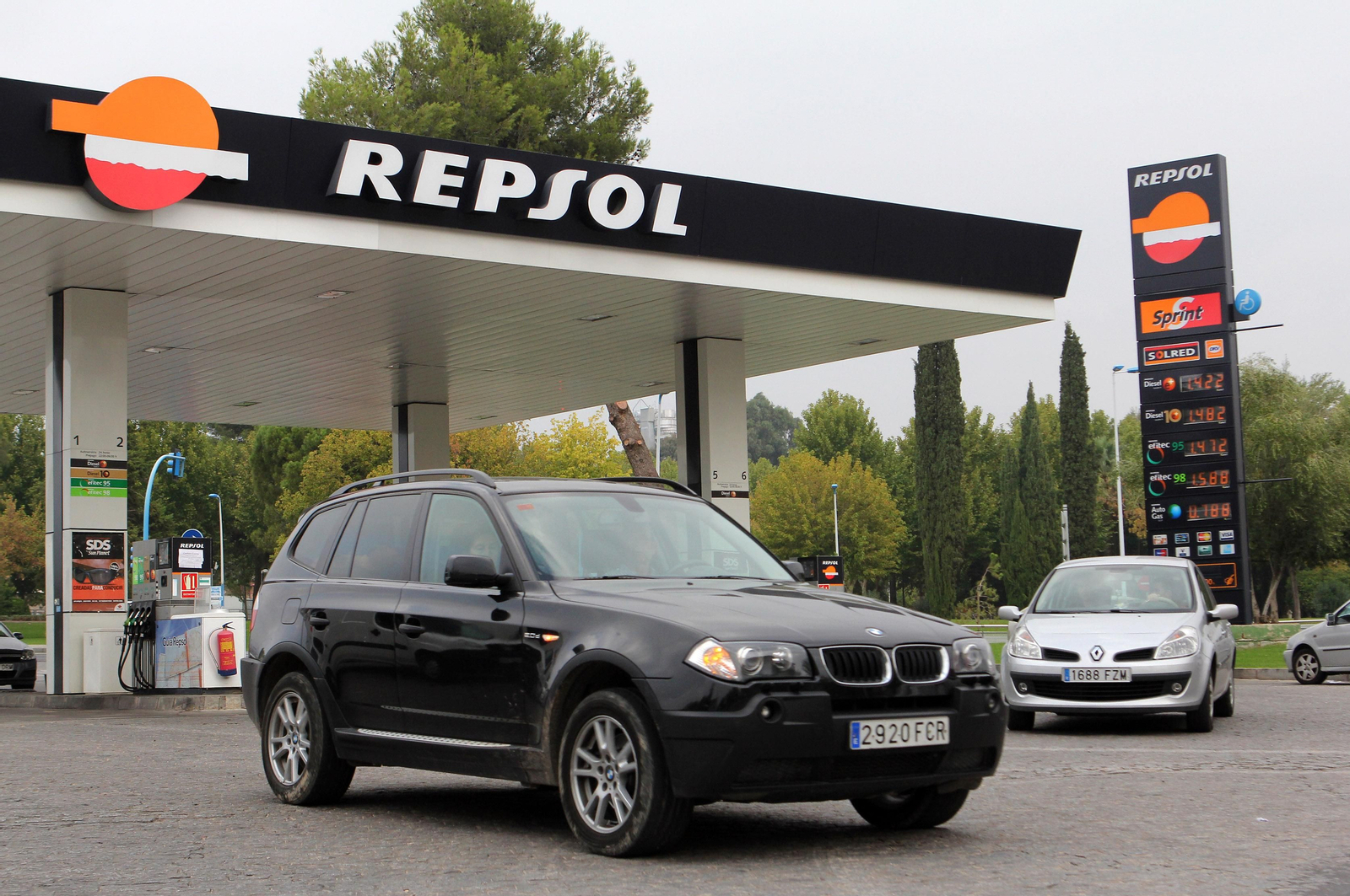 Gasolinera en Córdoba. Gasolinera en Córdoba.