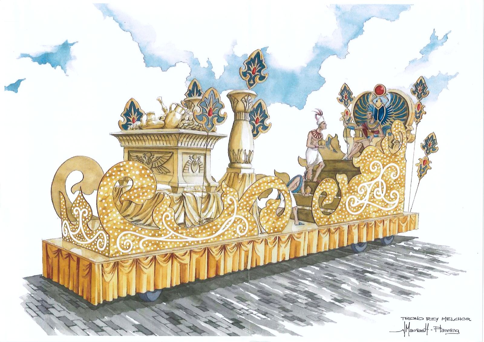 Así son las carrozas de la Cabalgata de Reyes de Cádiz 2023