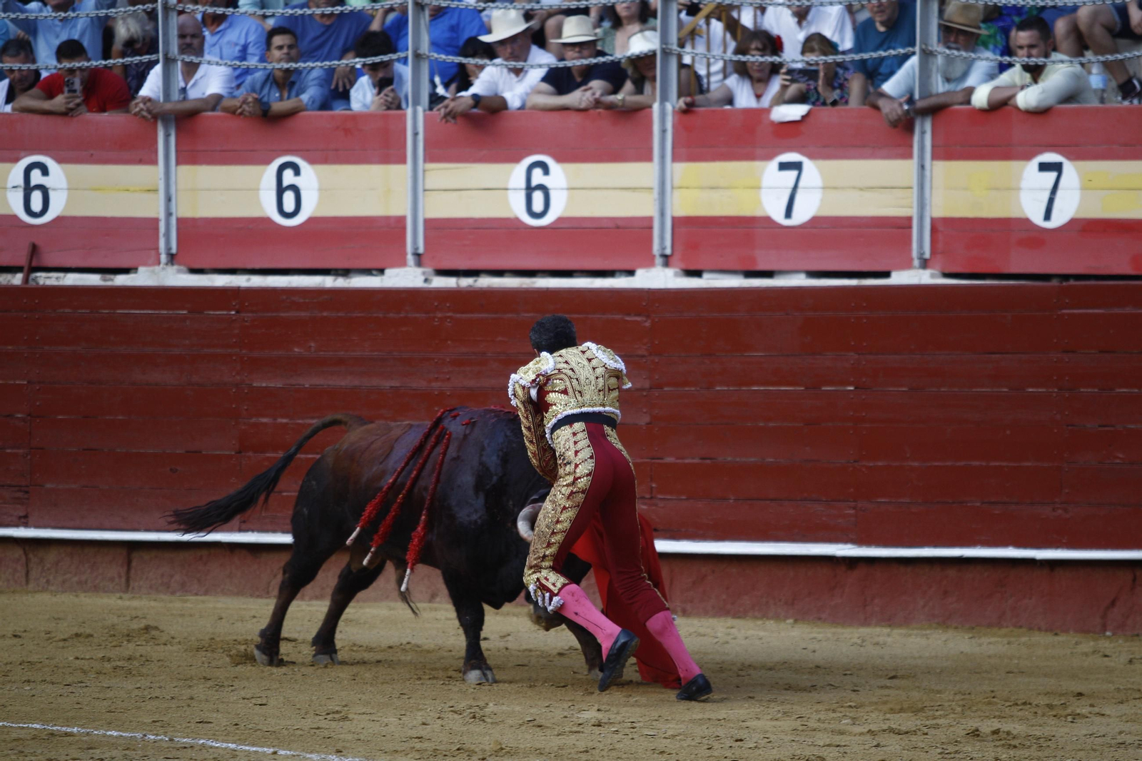 Las mejores imágenes de los toreros Fortes, Juan Ortega y David de Miranda en la Feria de Almería 2025