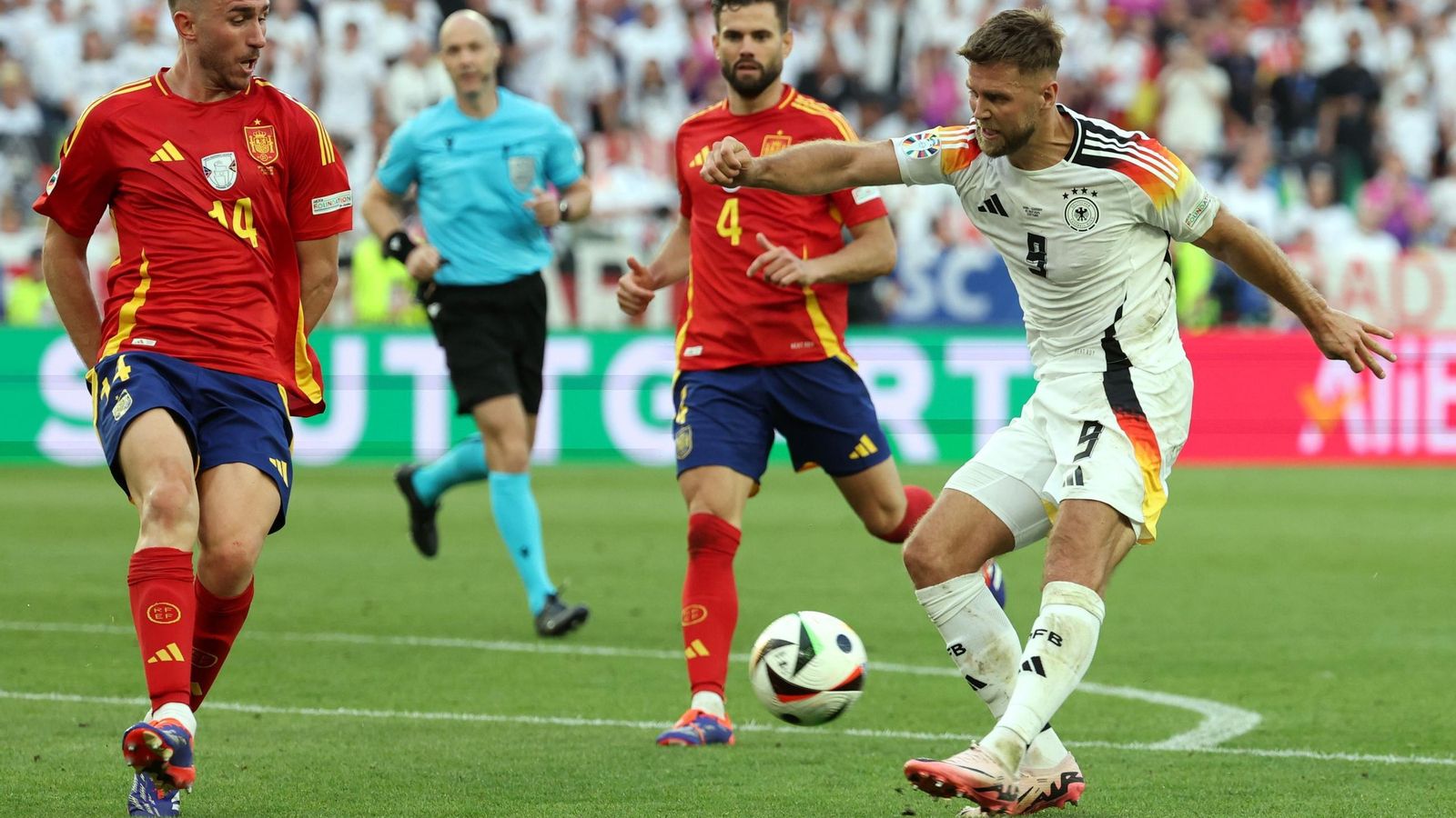 Las mejores fotos del España - Alemania