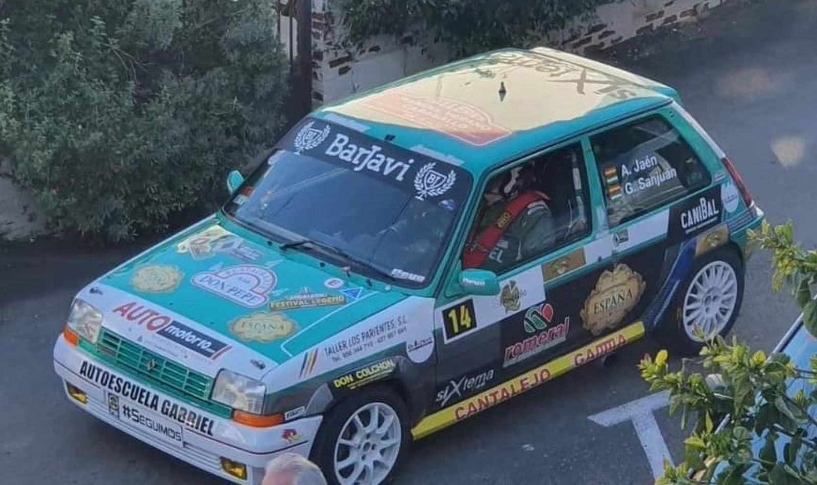 El Renault 5 GT Turbo de Amador Jaén estará a punto para la Crono de Villaviciosa.