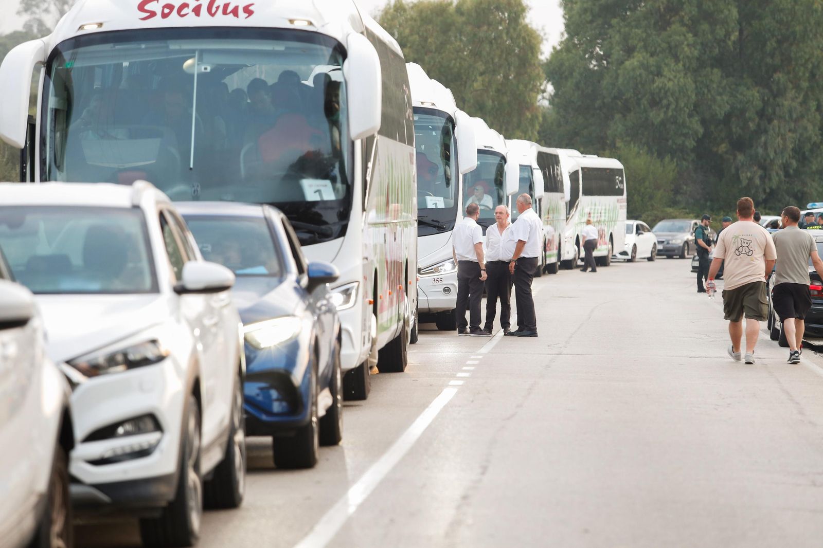 Fotos del segundo día de la huelga del metal en el Campo de Gibraltar