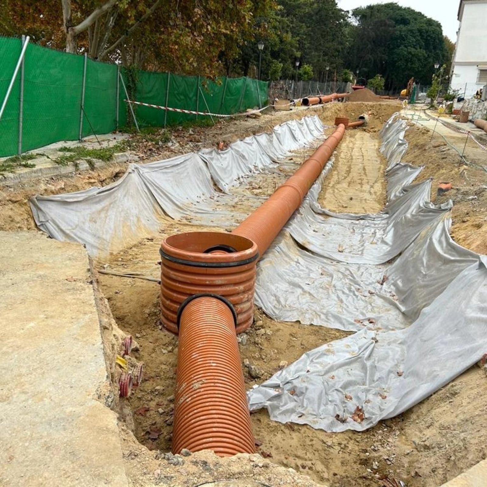 Mejora del saneamiento en la zona