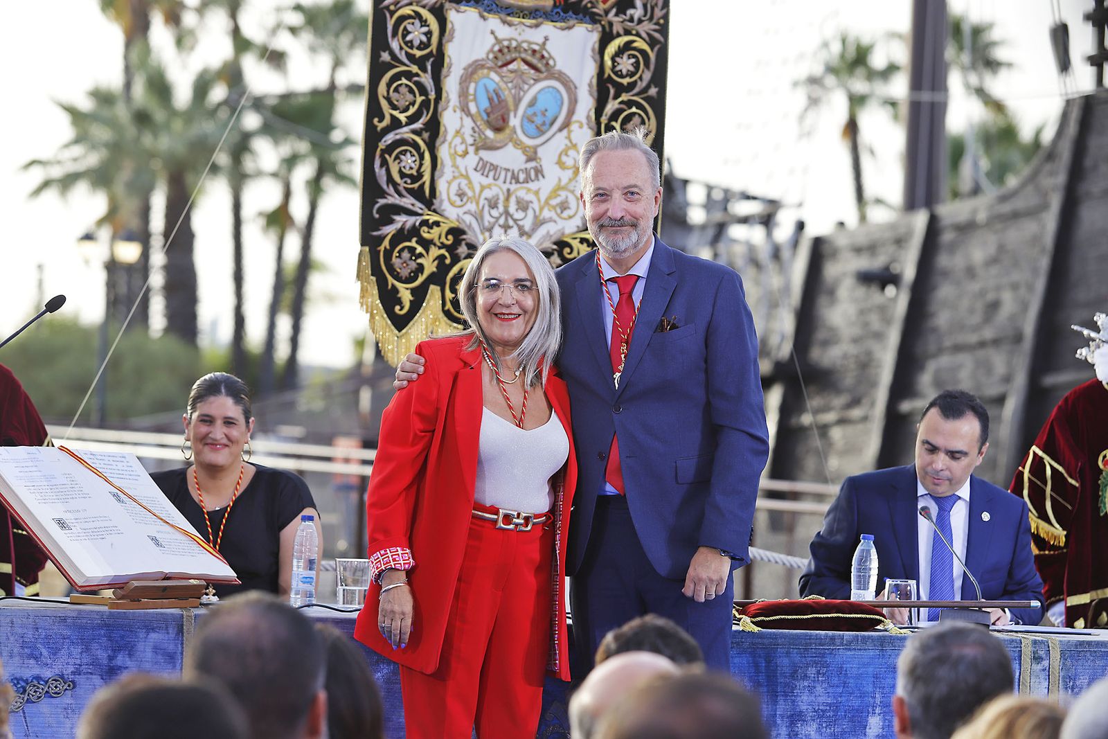 Imágenes de la constitución de la Diputación de Huelva