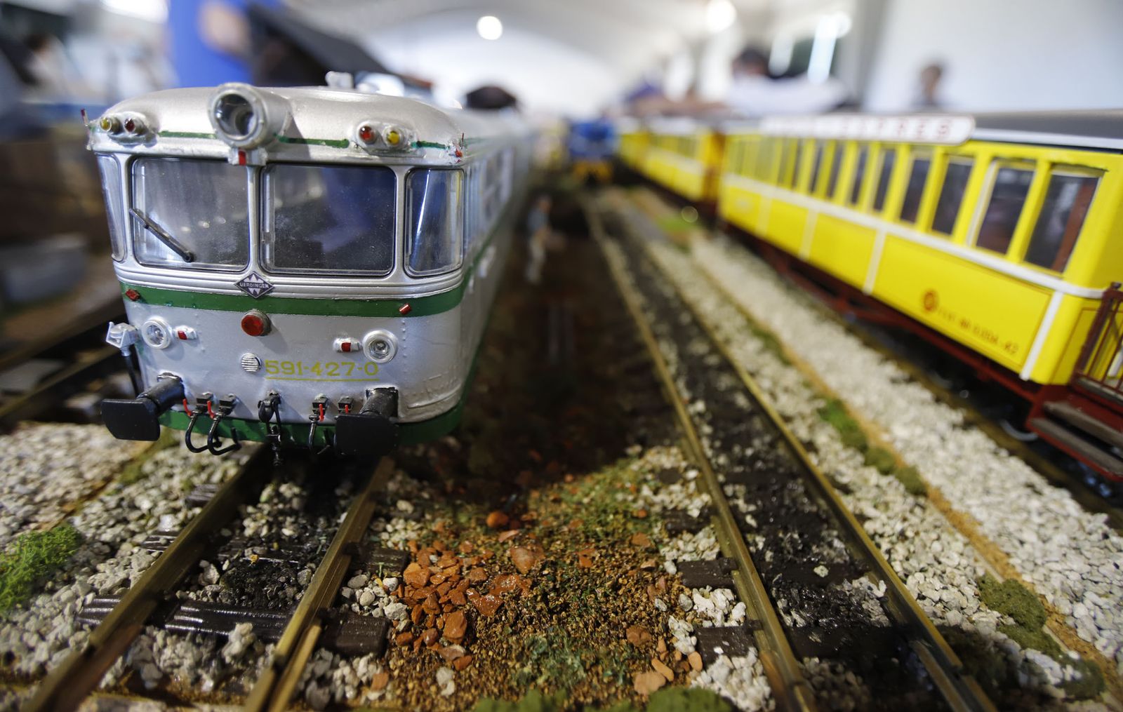 Imágenes de la exposición del 'Encuentro de Modelismo Ferroviario Huelva 2021',