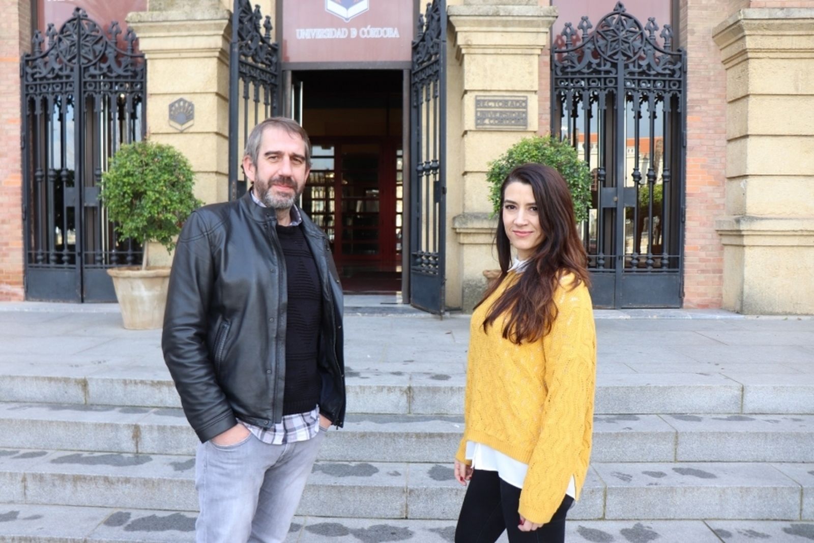 Los investigadores de la UCO Rafael Peinado y Nieves López de Lerma.