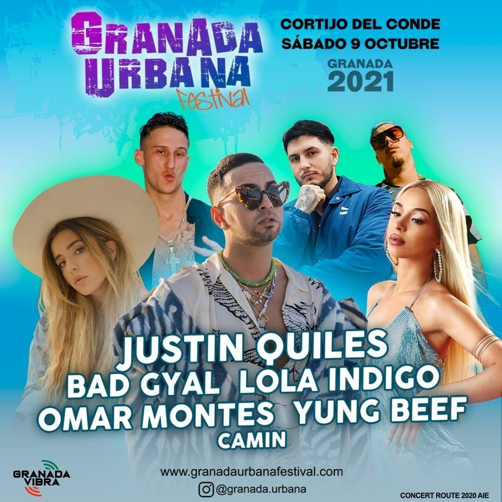 Lola Índigo, Bad Gyal, Omar Montes, Yung Beef o Justin Quiles,  se citan este sábado en Granada Urbana