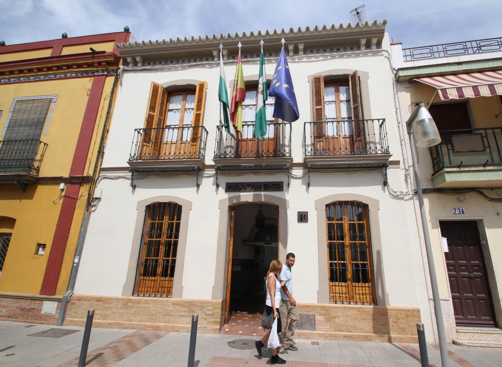 Ayuntamiento de Mairena del Aljarafe, en imagen de archivo, a pocos pasos del lugar de los hechos.