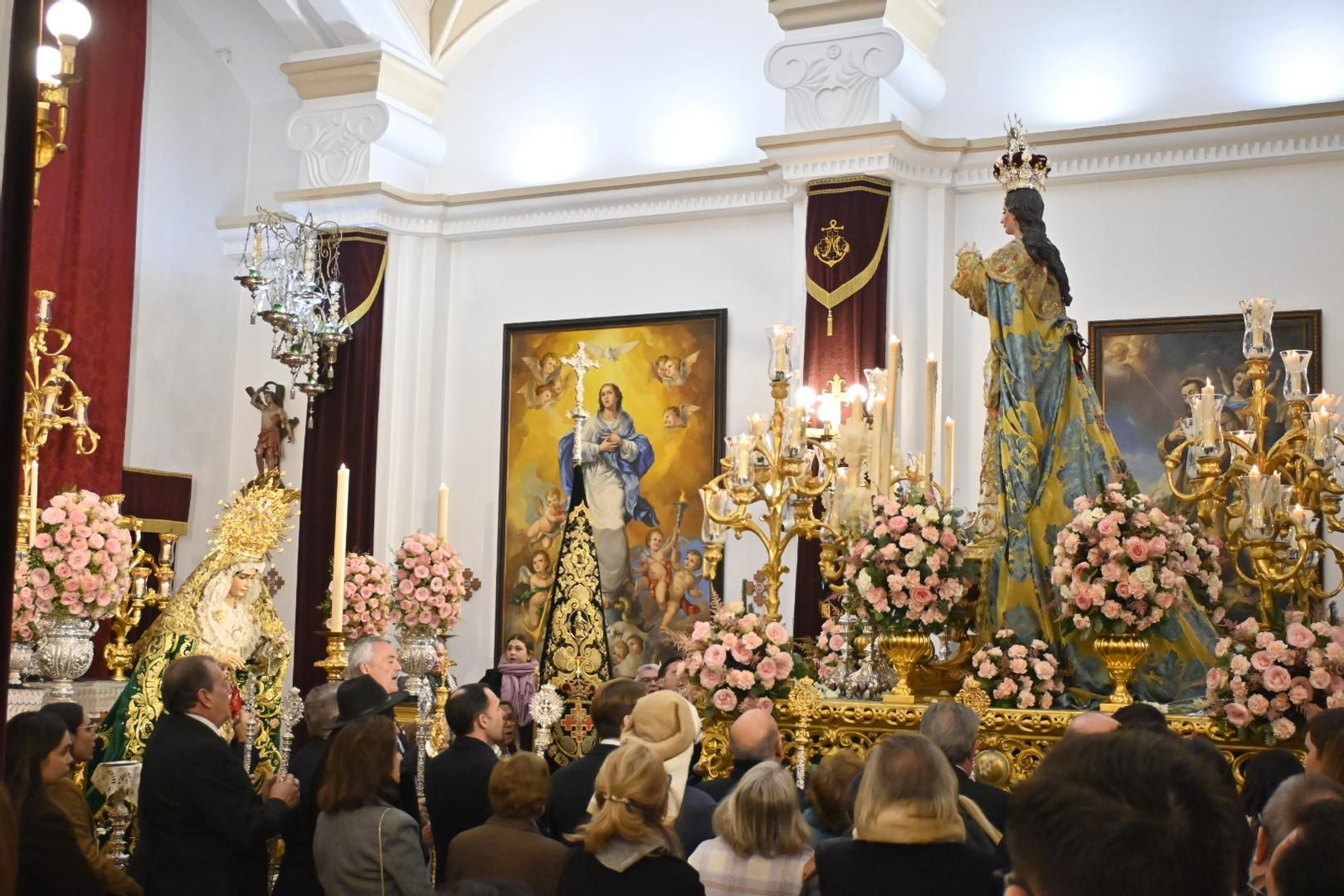 Imágenes de la procesión de la Virgen de la Inmaculada en Huelva
