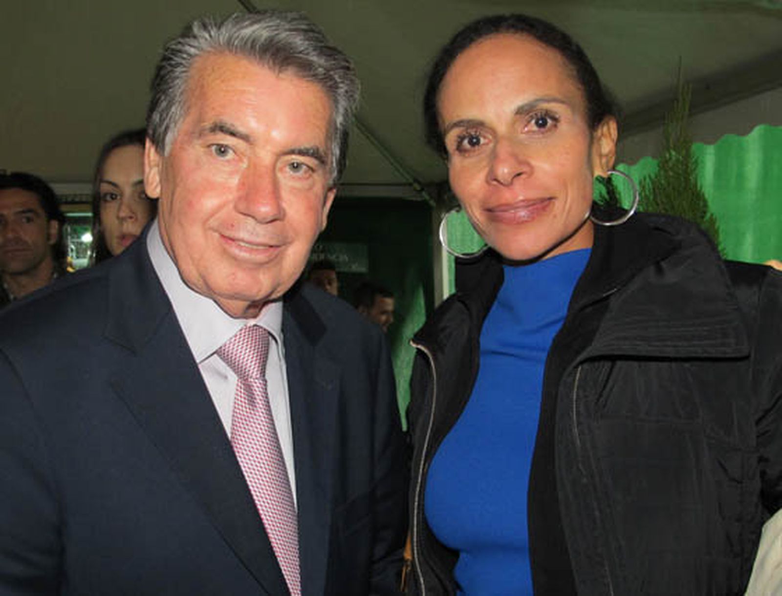 El ex jugador de tenisManuel Santana, ganador de cuatro torneos de Gran Slam, y Claudia Rodríguez.

Foto: Victoria Ramírez