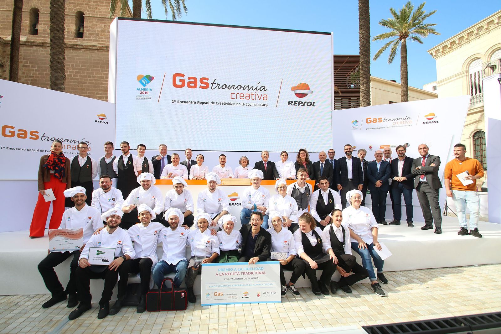 Los gurullos se exportan en el encuentro de cocina de Repsol.