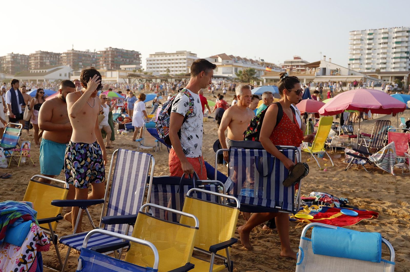 Imágenes de la procesión de la Virgen del Carmen en Punta Umbría