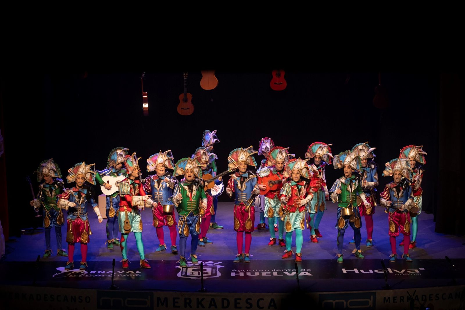 Actuación de semifinales de Los tarántula.