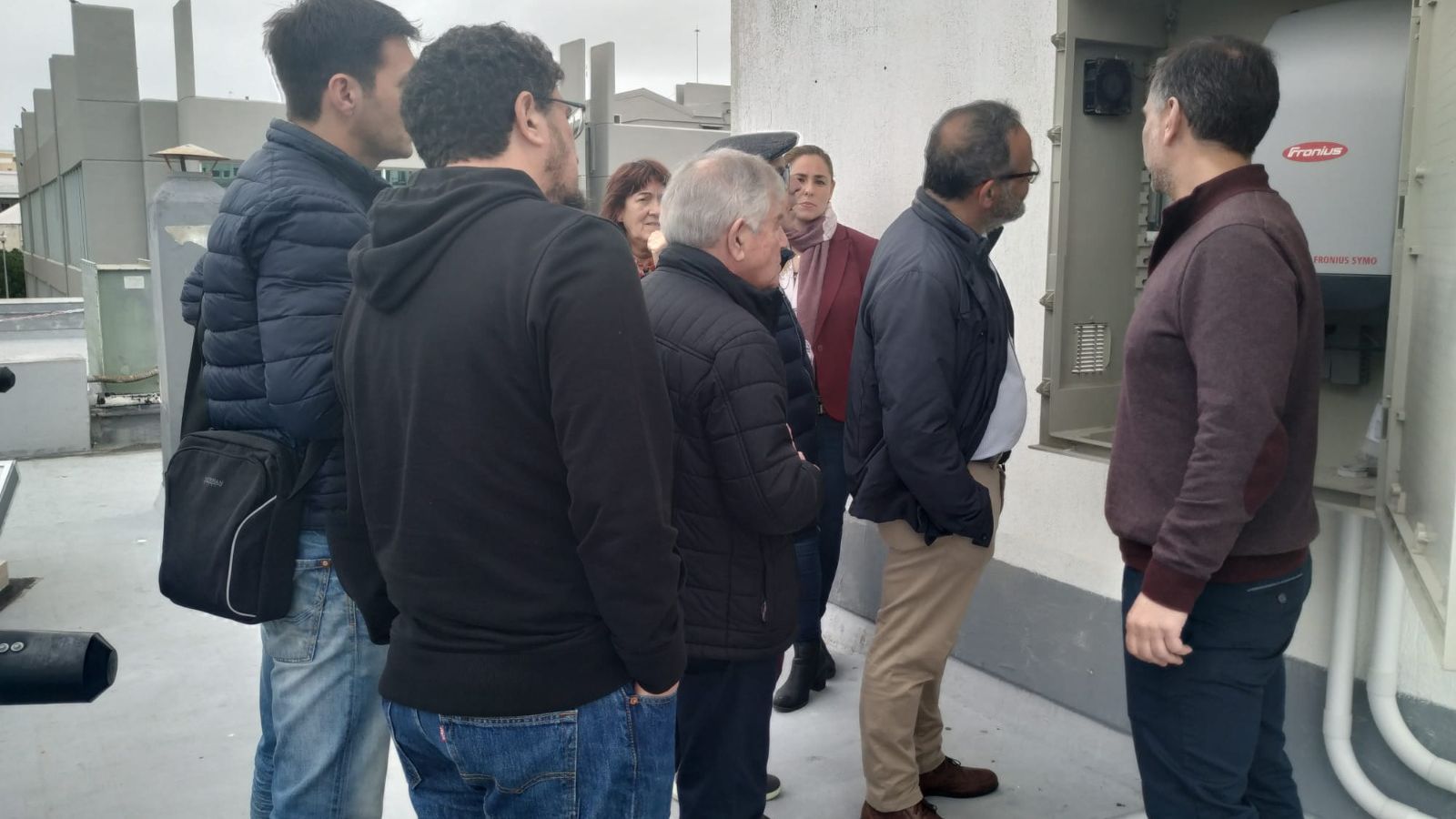 Visita a las instalaciones fotovoltaicas de la compañía en Cádiz