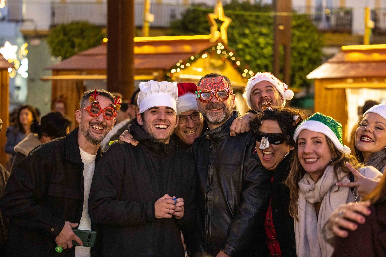Segunda zambomba navideña en la plaza del Rey de San Fernando: las imágenes