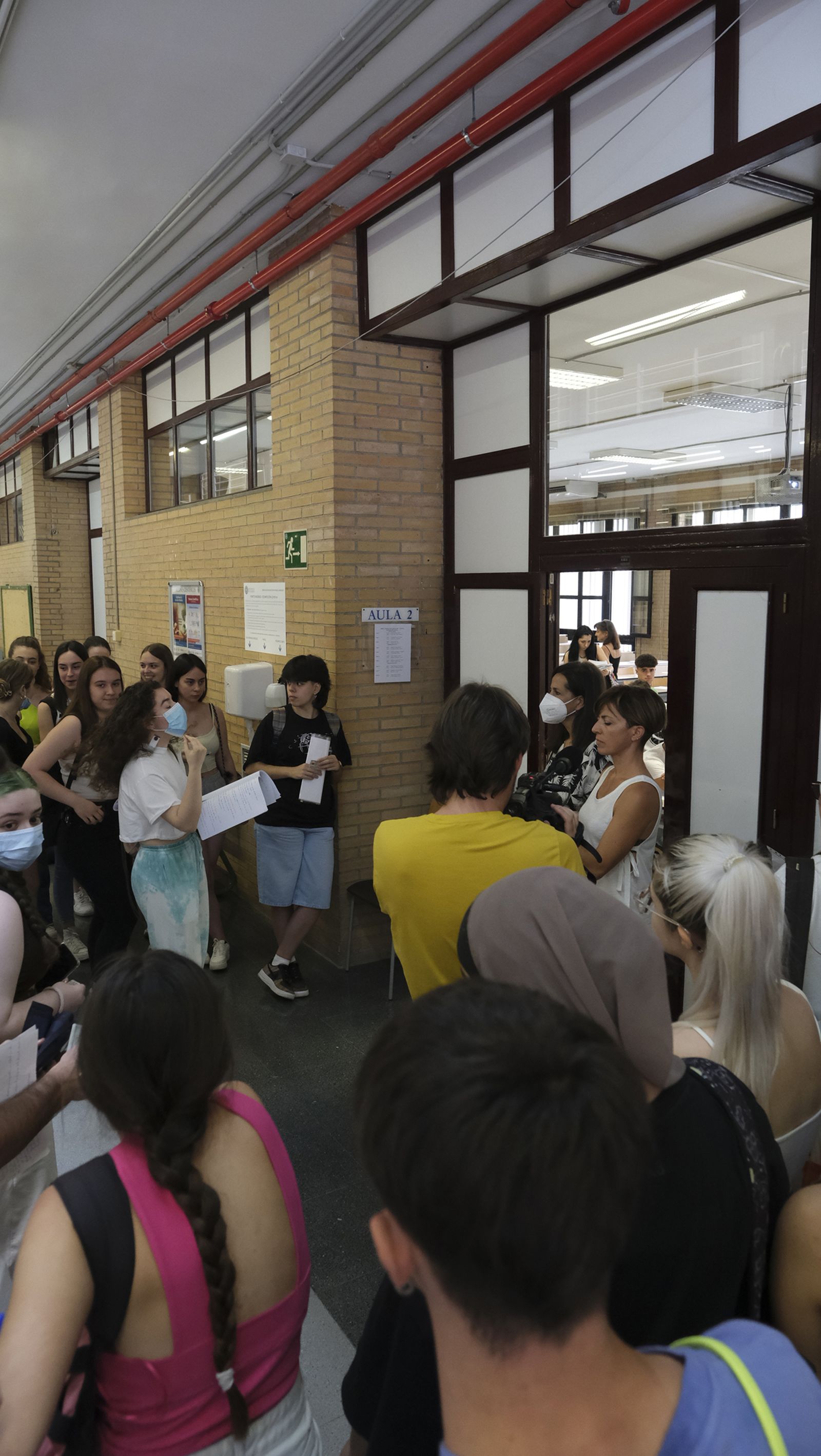 Imágenes de las pruebas de acceso de la PEvAU en la Universidad de Almería