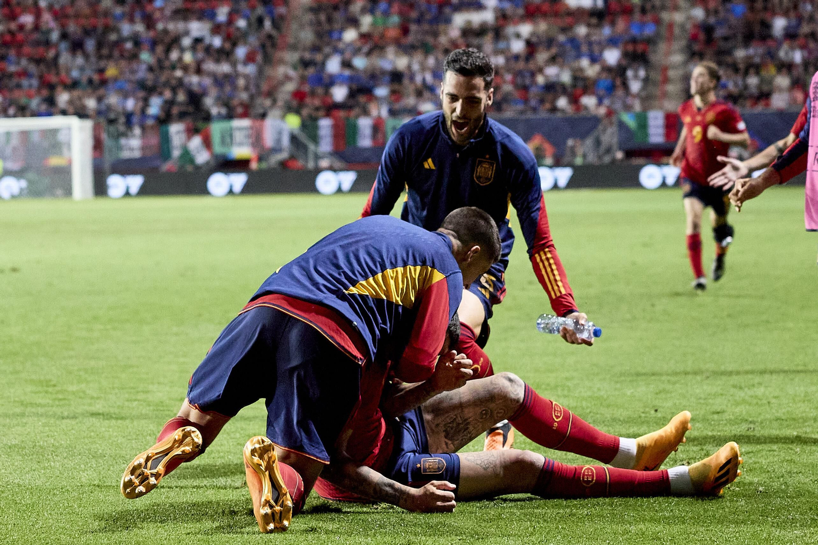 Las fotos del España - Italia