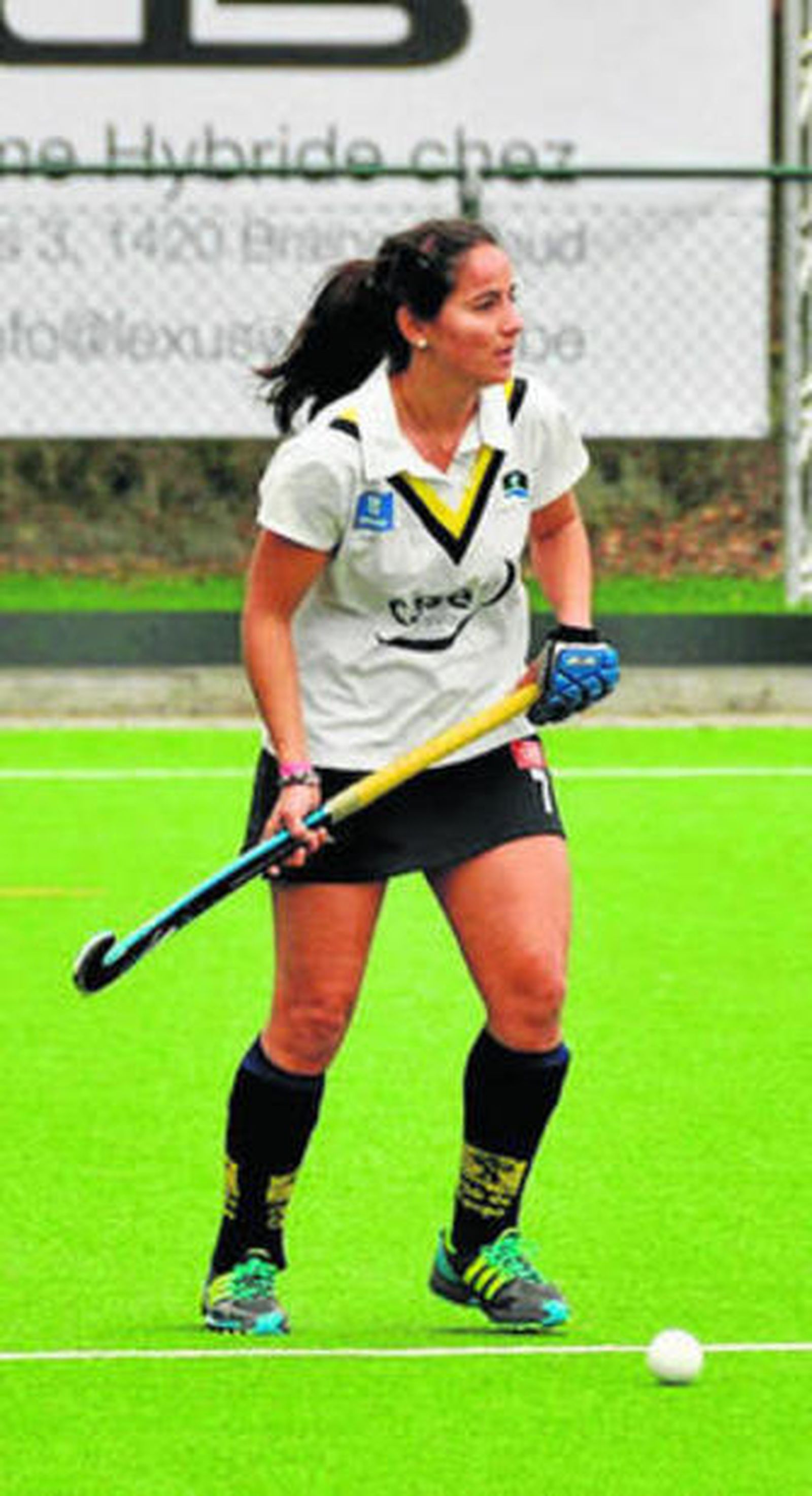Yurena Panadero en un partido con el Club de Campo de Madrid.