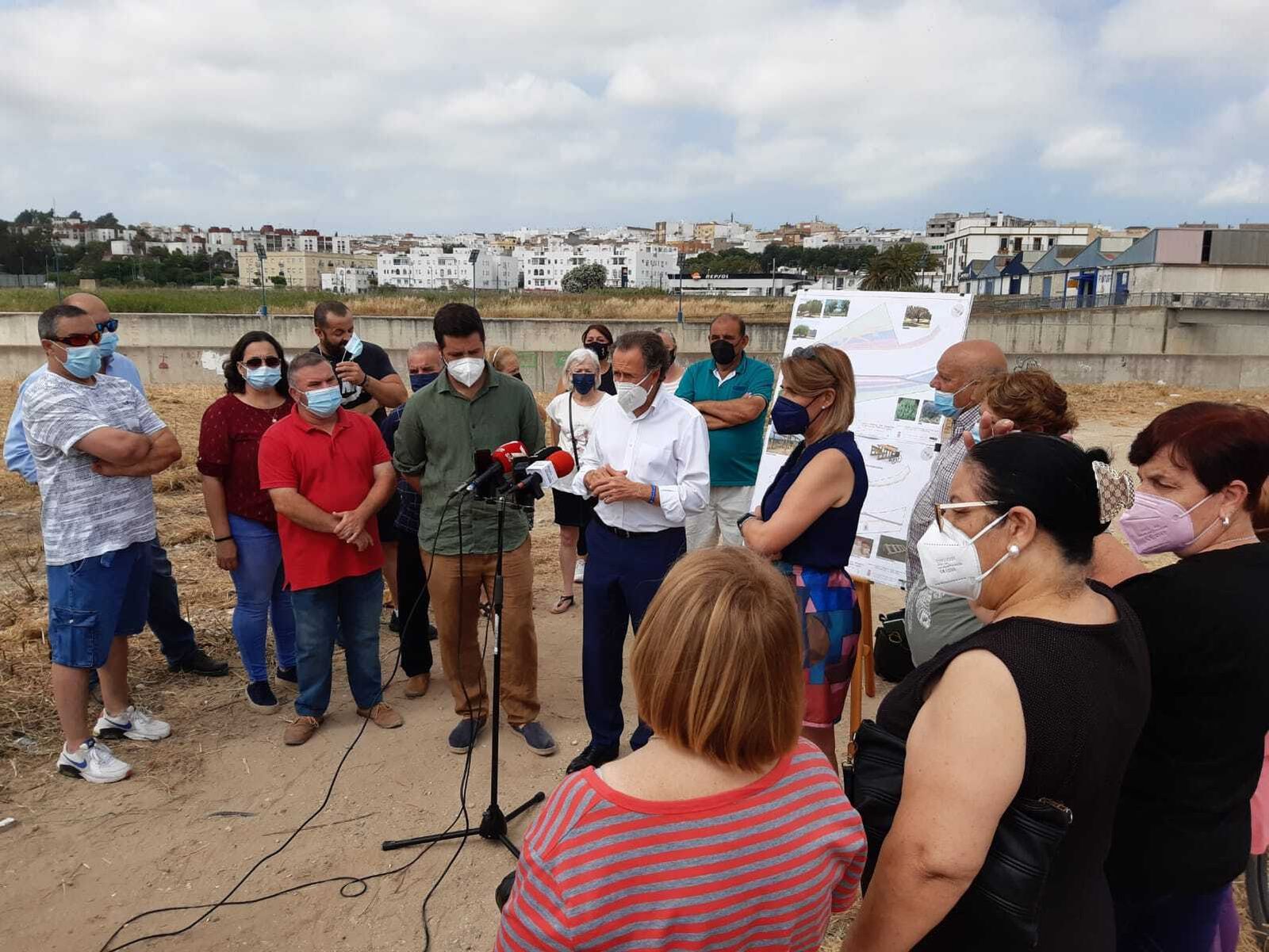 Presentación del proyecto del parque urbano entre El Arenal y el puente de la Concordia.