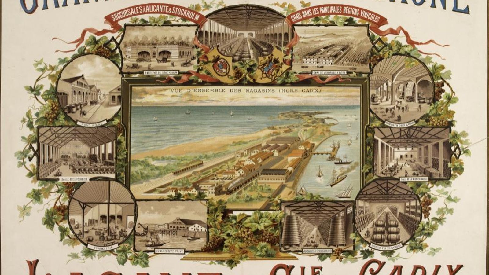 Publicidad francesa de las bodegas Lacave.