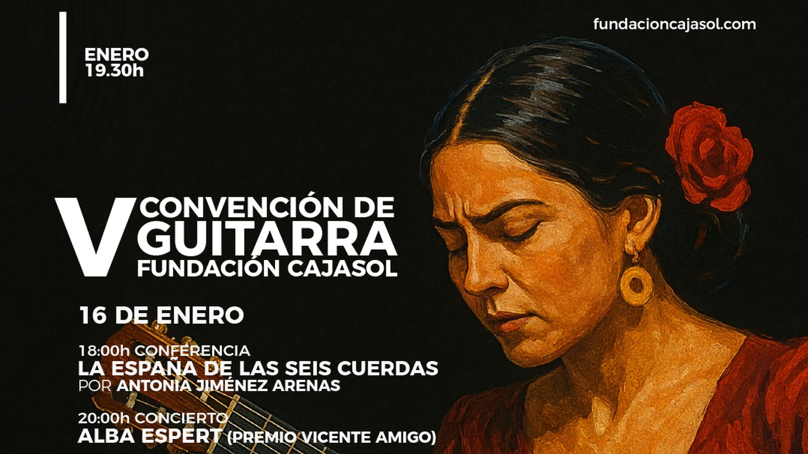 Cartel promocional de la conferencia.