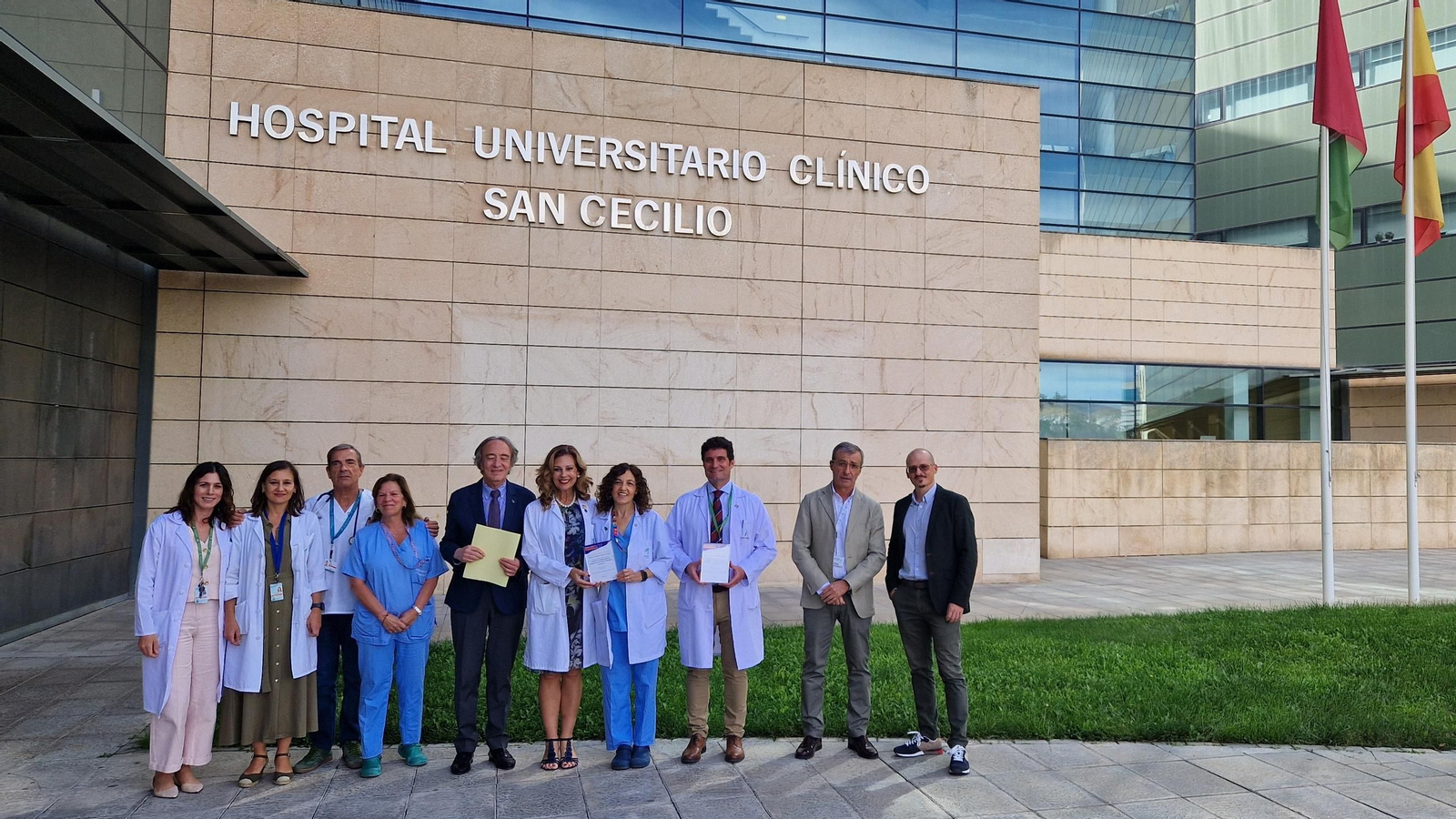 Certificación decálogo eliminación hepatitis al Clínico San Cecilio.