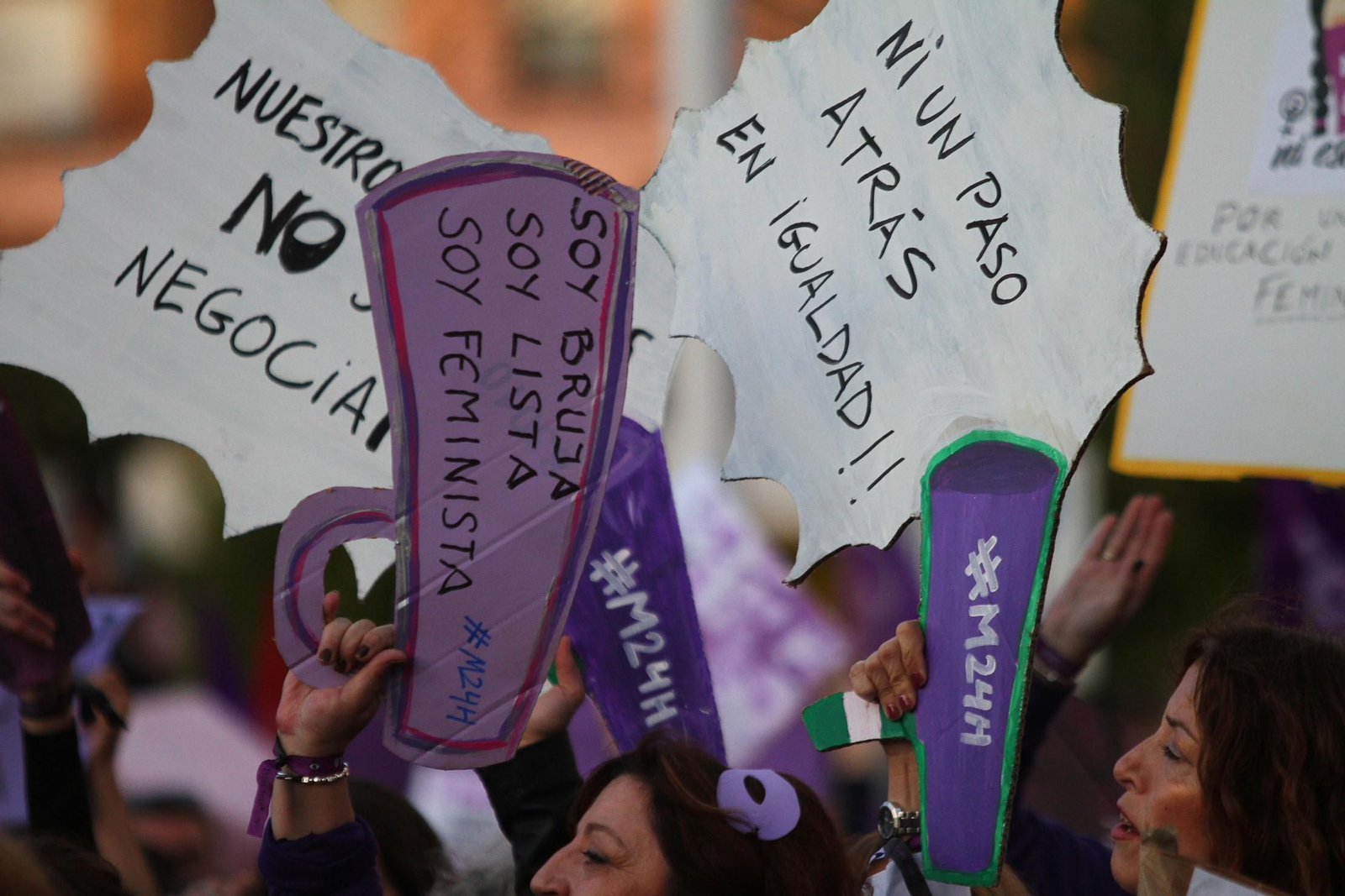 Imágenes de la Manifestación del día Internacional de la Mujer