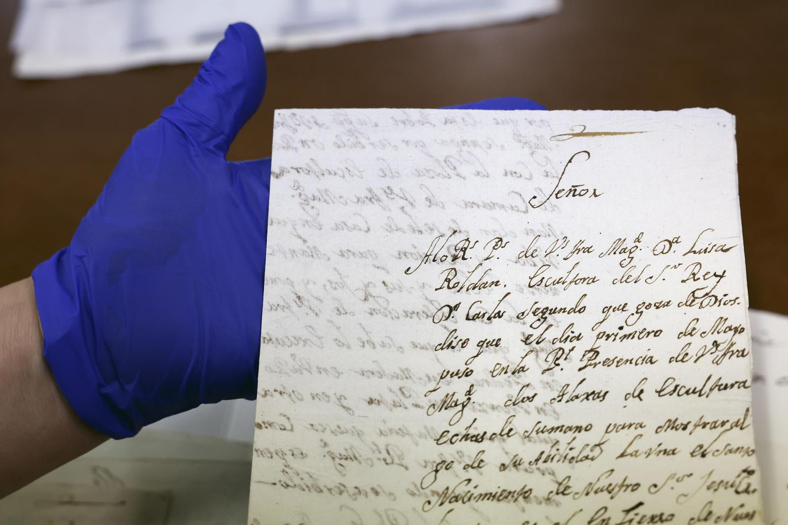 Carta de Luisa Roldán 'La Roldana' a Felipe II.