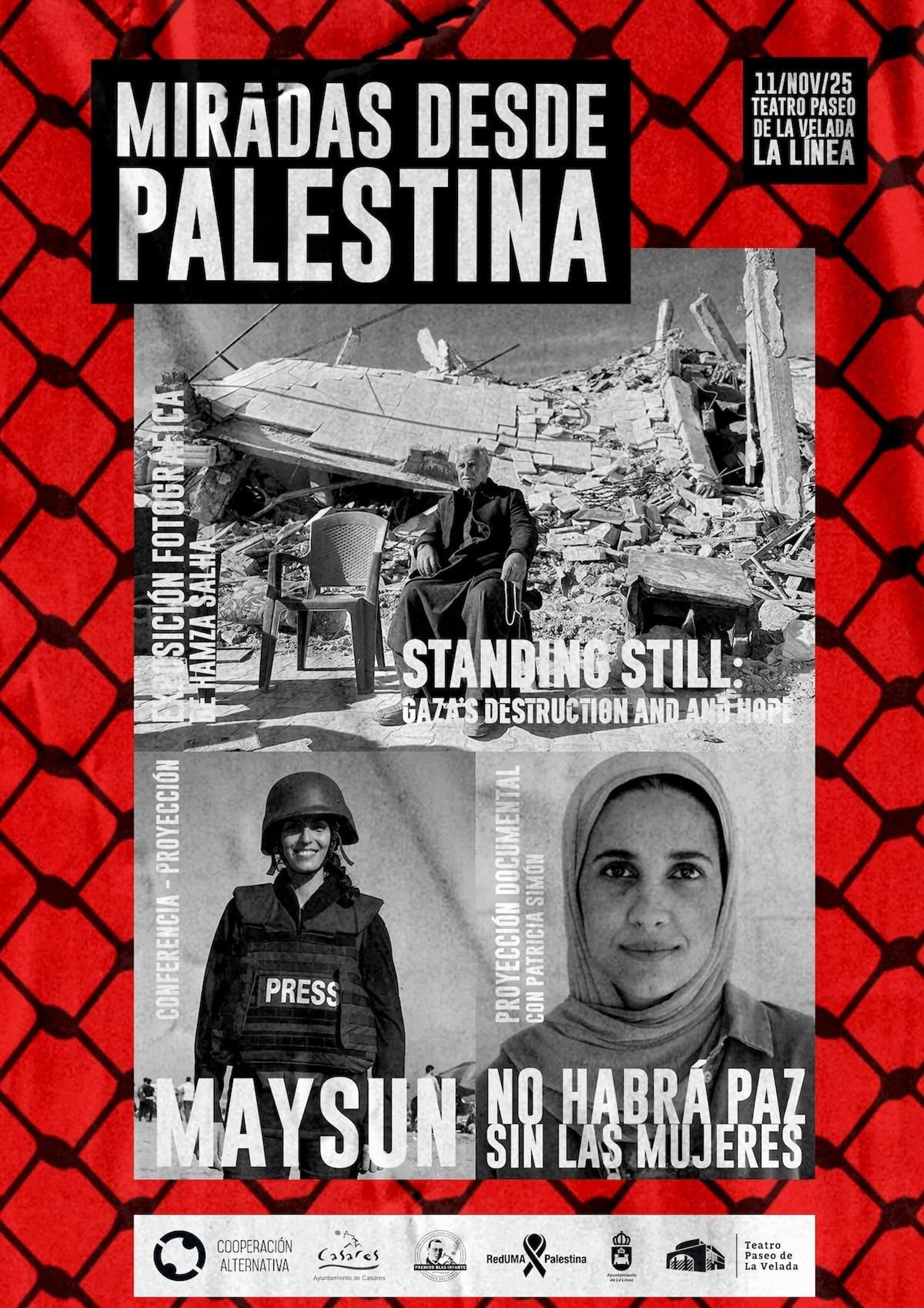 Detalle del cartel anunciador de la jornada.