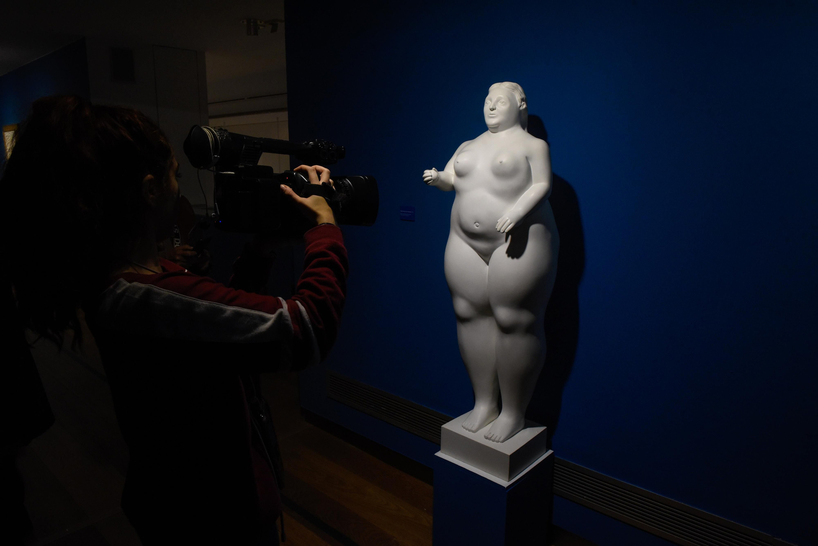 Inauguración  de la exposición sobre Fernando Botero