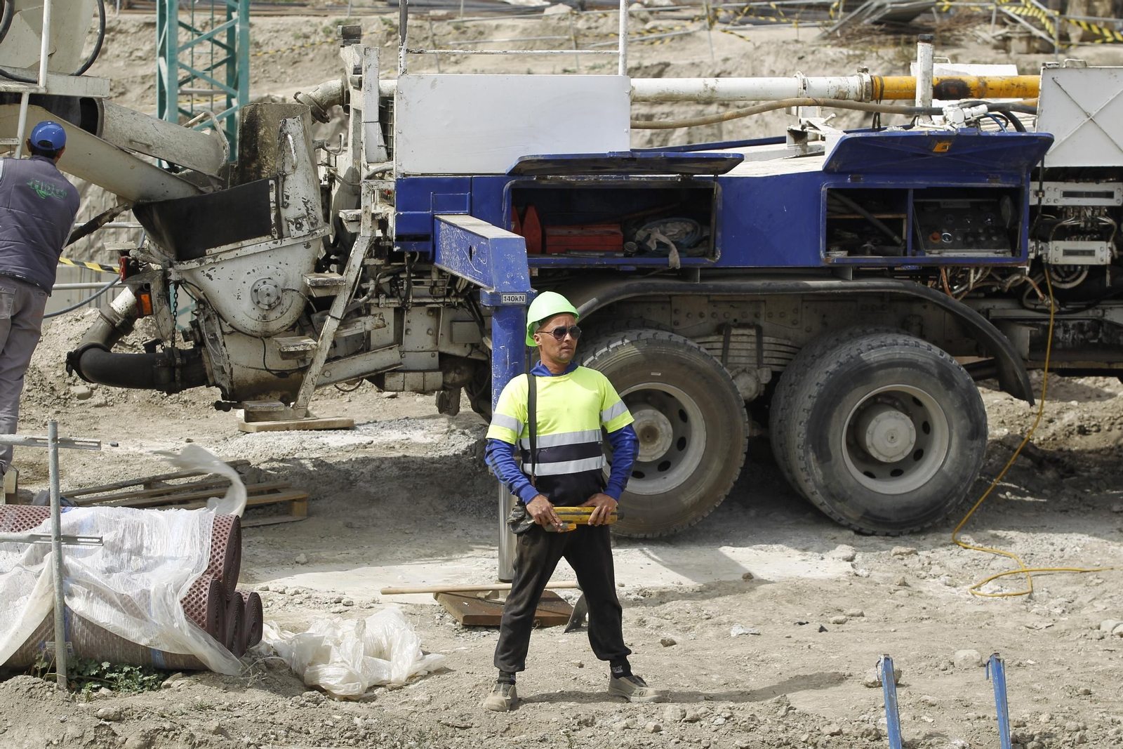 Fotogalería coronavirus a pie de obra en Almería