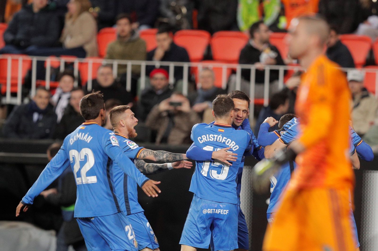 Las imágenes del Valencia-Getafe de Copa del Rey