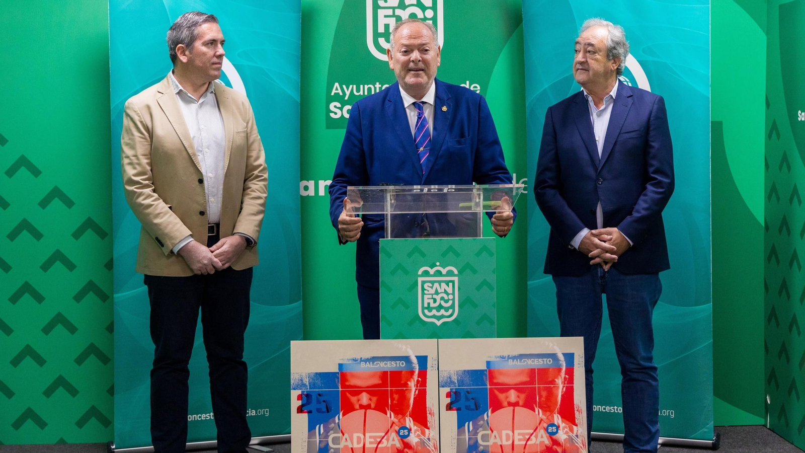 Acto de presentación del Campeonato de Andalucía de Clubes de Baloncesto en San Fernando