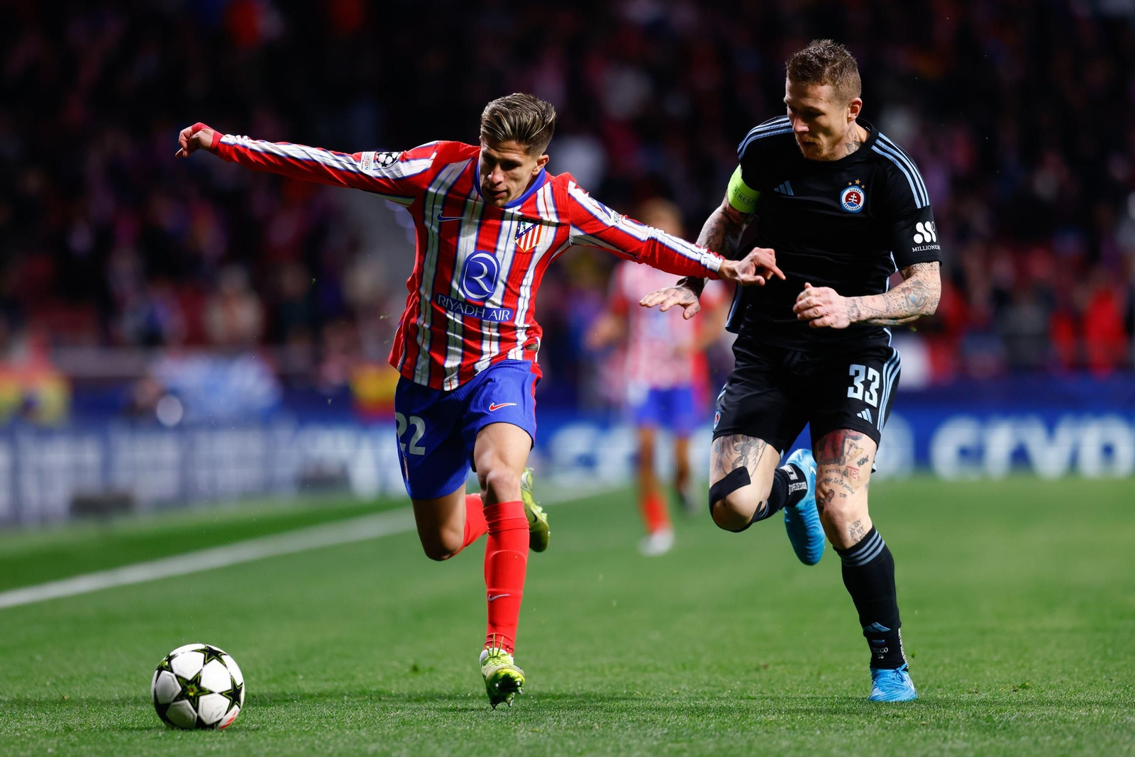 Las fotos del Atlético de Madrid - Slovan de Bratislava