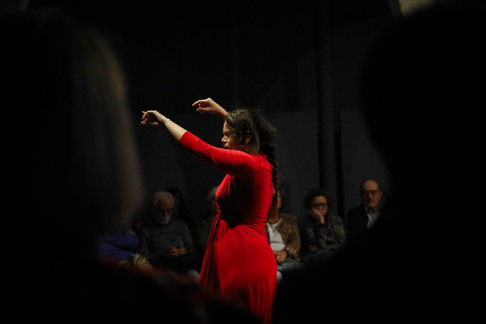 El Centro Andaluz de la Fotografía de Almería presenta el calendario 2025 con la actuación de la bailaora María Moreno, en imágenes