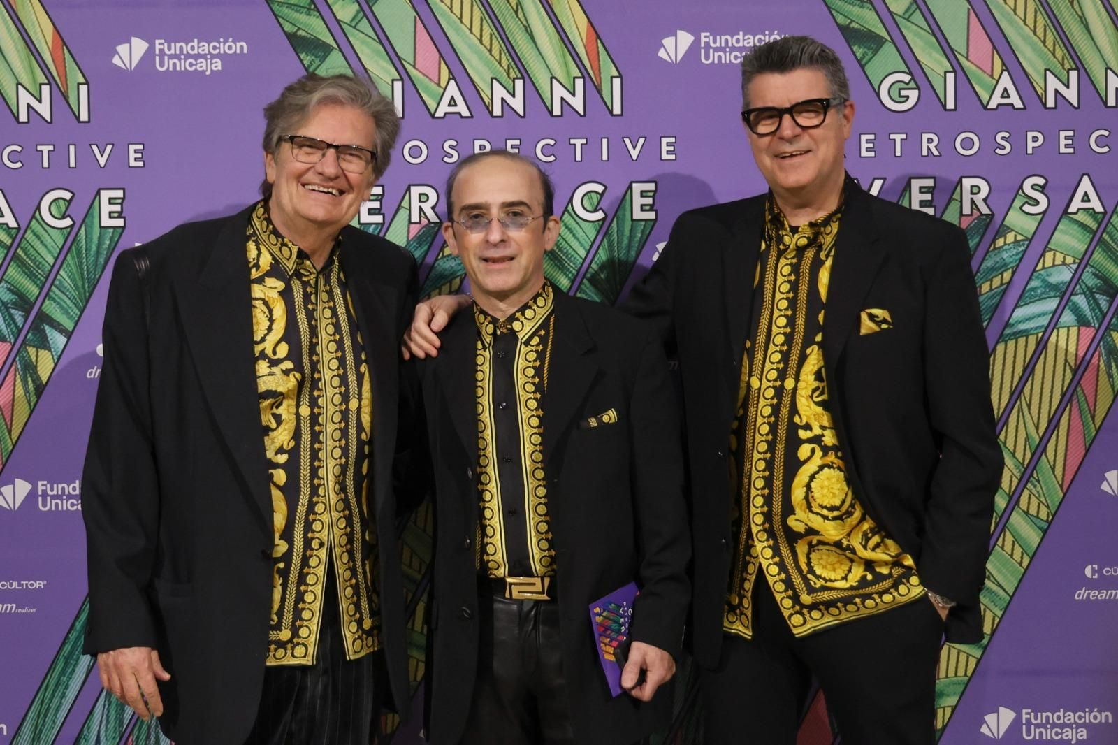 El photocall de la inauguración de la exposición de Versace en Málaga, en imágenes