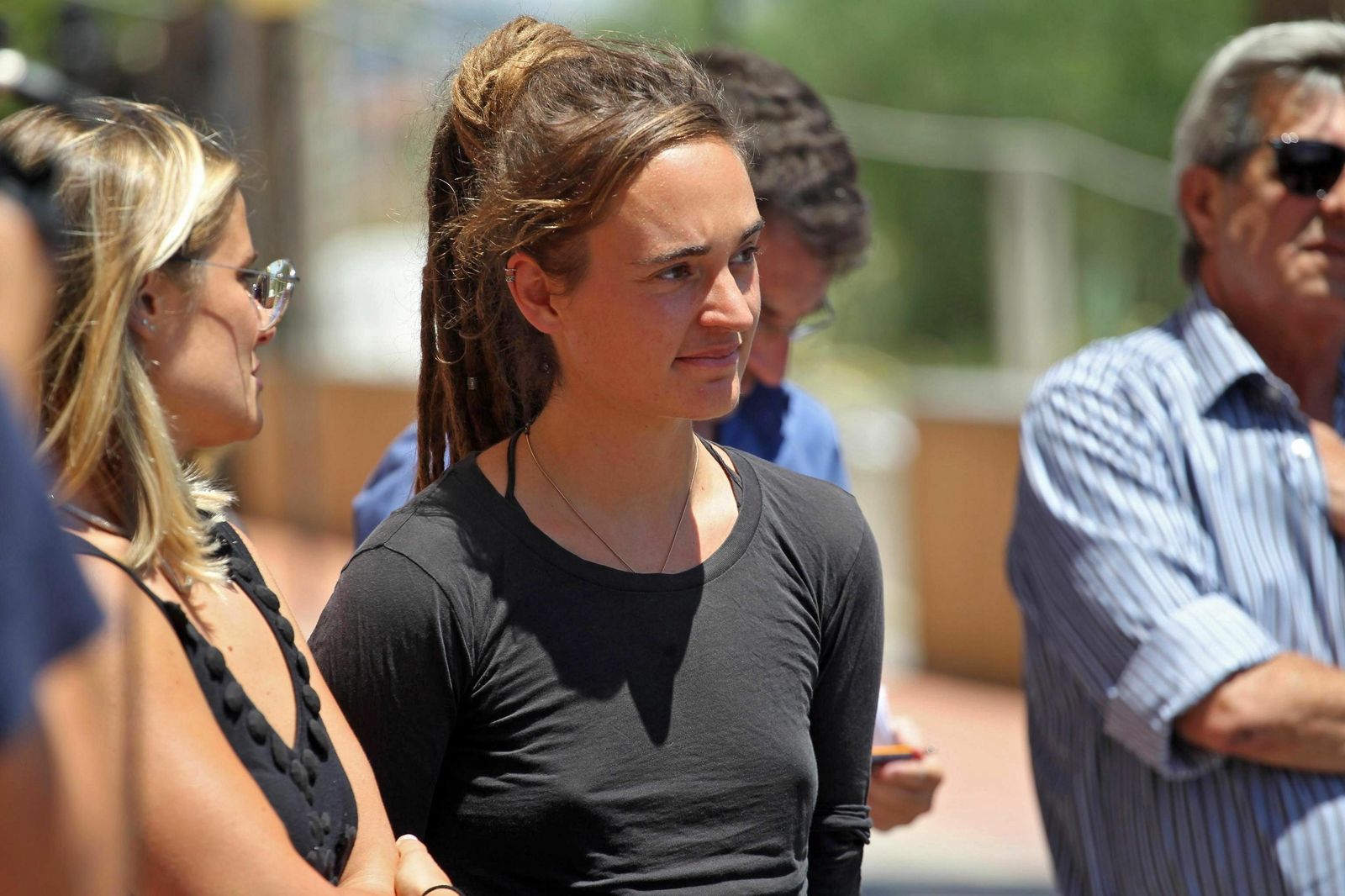 La capitana del 'Sea Watch3', Carola Rackete, tras declarar ante un tribunal siciliano el pasado 18 de julio.