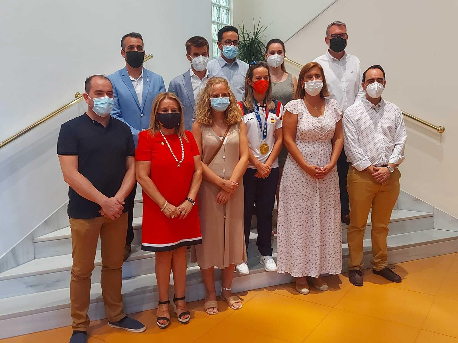 Las imágenes del homenaje a Fátima Gálvez en Baena tras su oro olímpico en Tokio