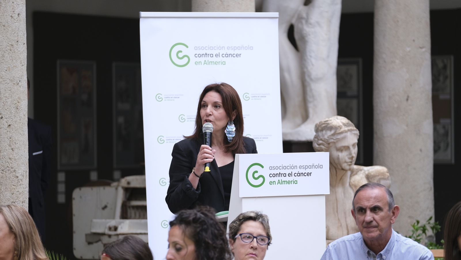 Imágenes del desfile benéfico contra el cáncer, en la Escuela de Artes de Almería