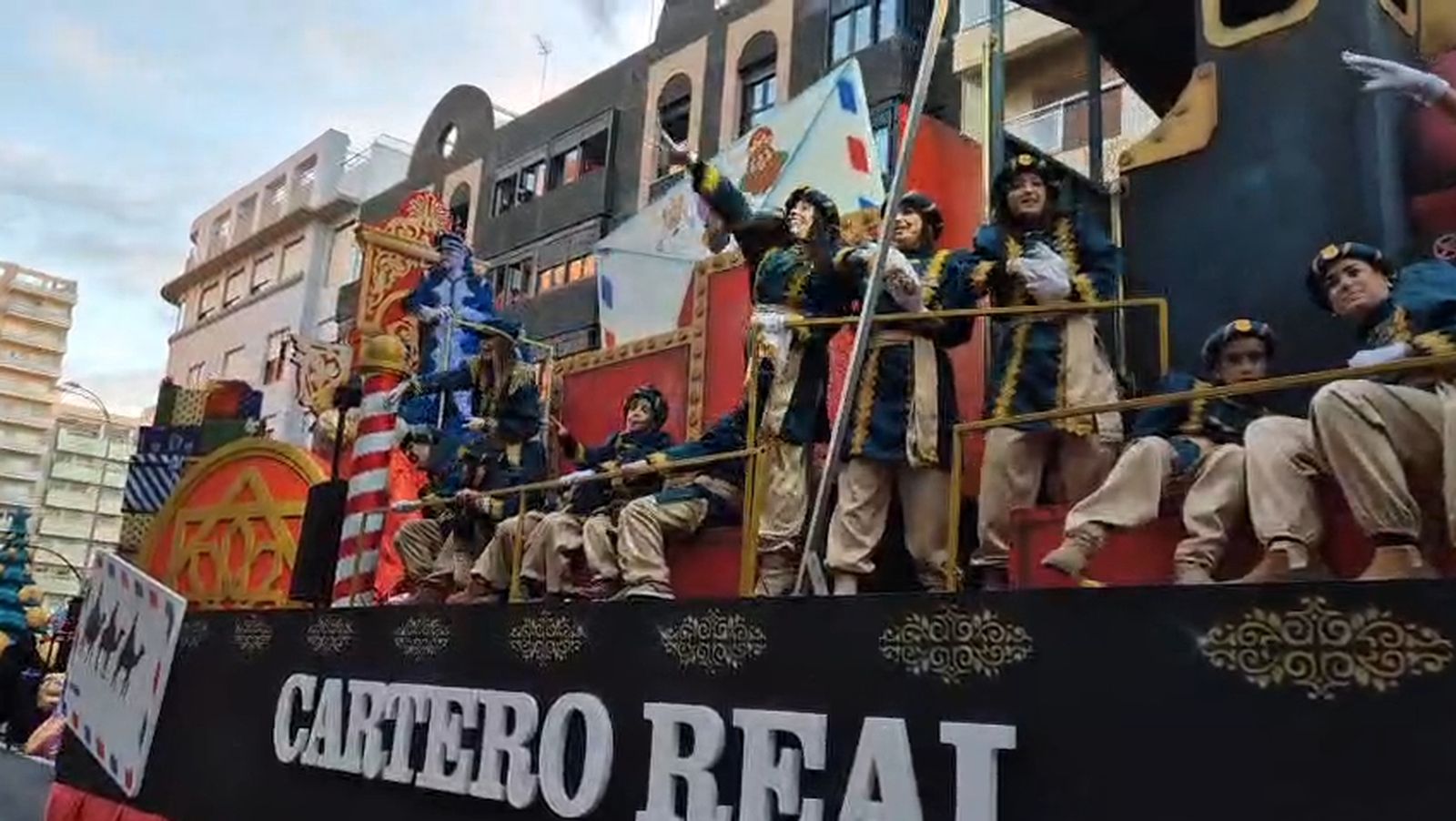 El Cartero Real en la Cabalgata de los Reyes Magos de Cádiz 2026