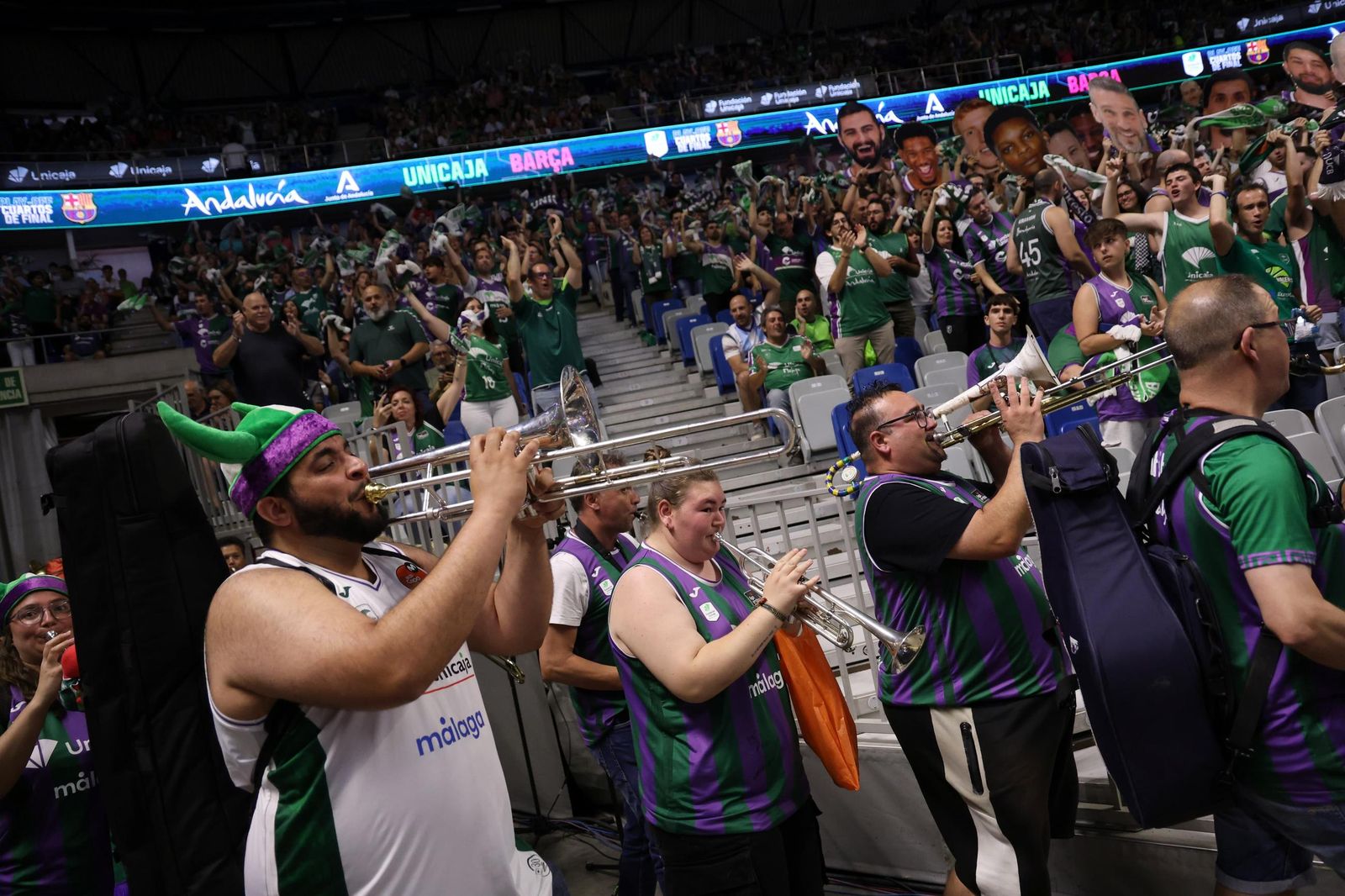 Búscate en el Carpena en el Unicaja-Barcelona del play off de la Liga Endesa