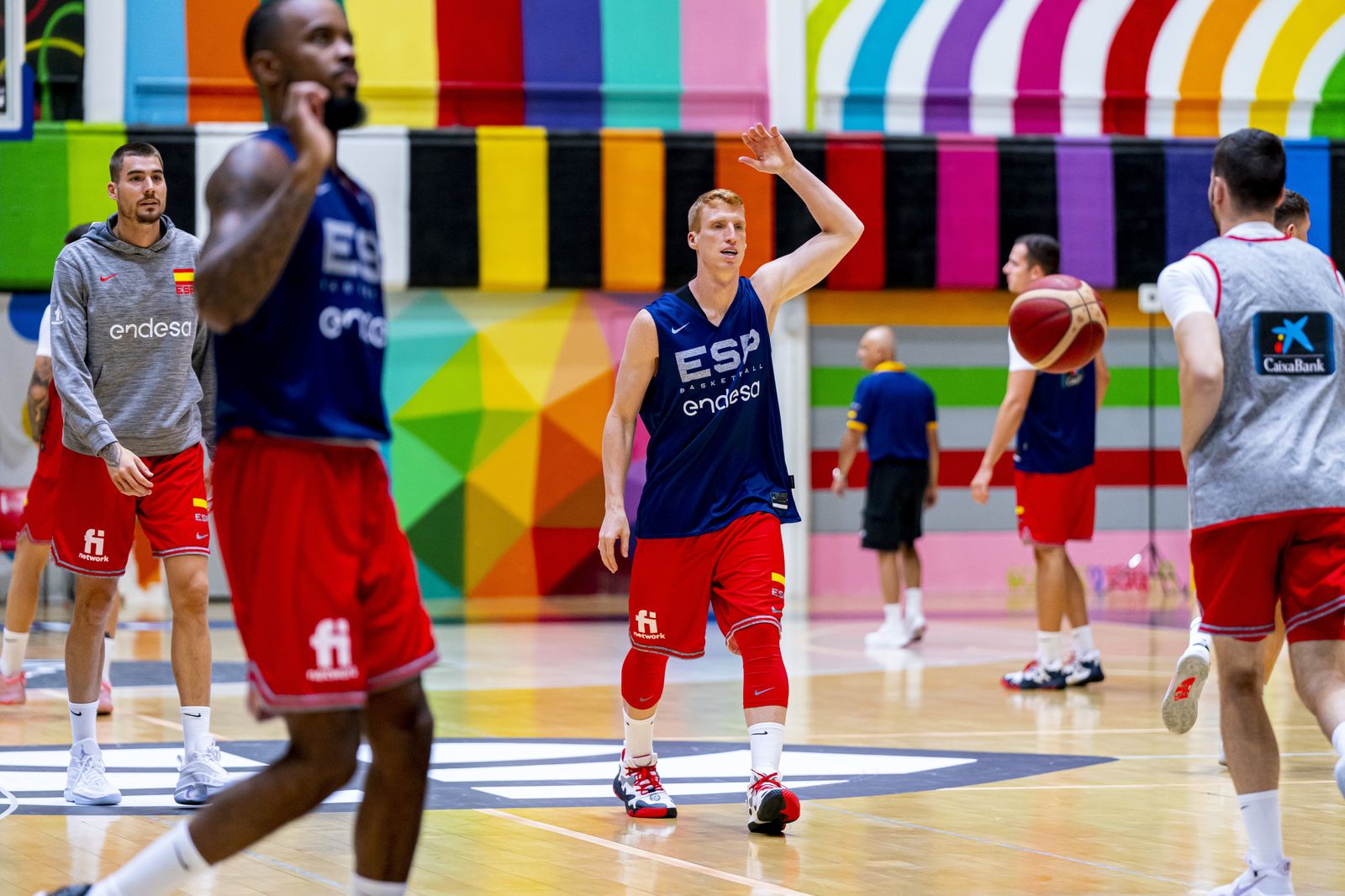 Fotos: Alberto Díaz, Brizuela y Barreiro ya entrenan con España