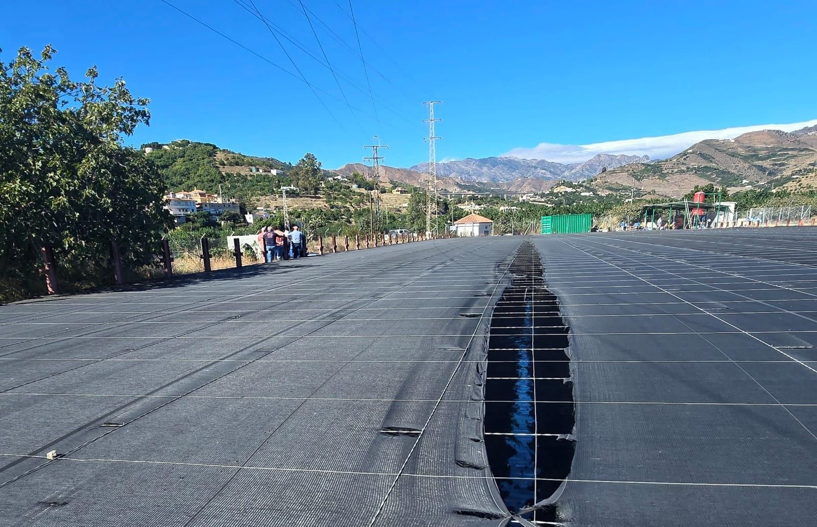 Se ha procedido a la derivación temporal de agua a la EDAR de Almuñécar para riego.