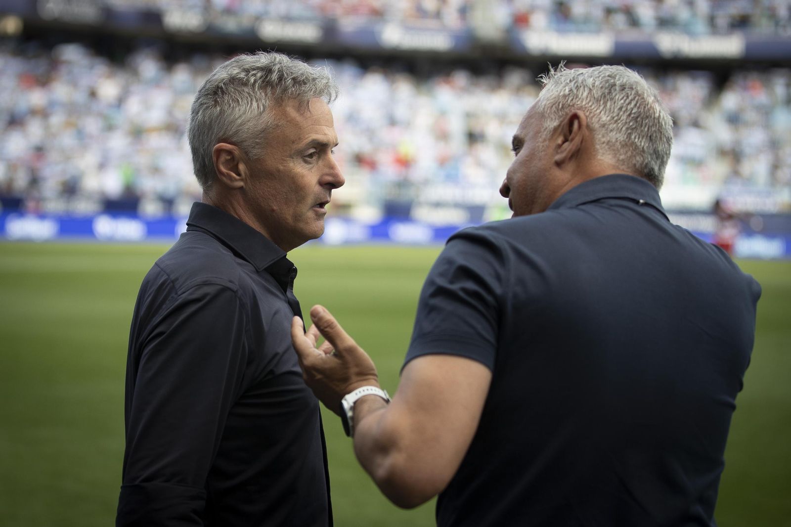 Las imágenes del partido entre el Málaga y el Granada CF