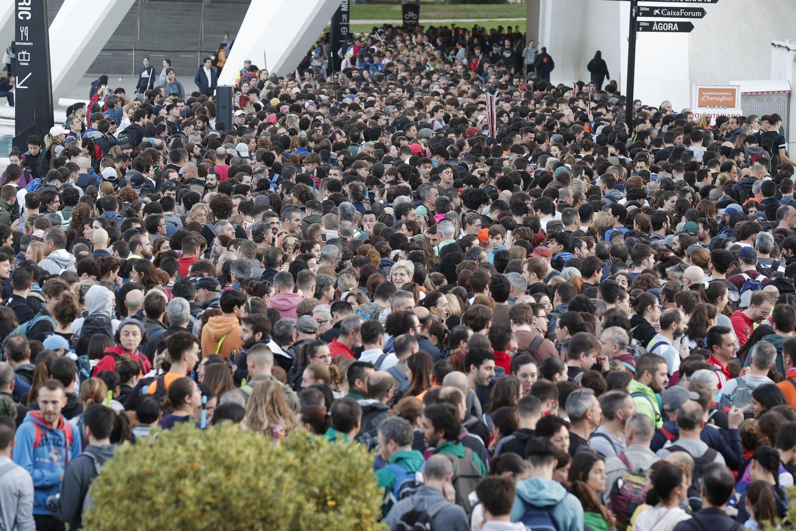 Miles de personas esperan en la Ciudad de las Artes salir a ayudar en la zona afectada