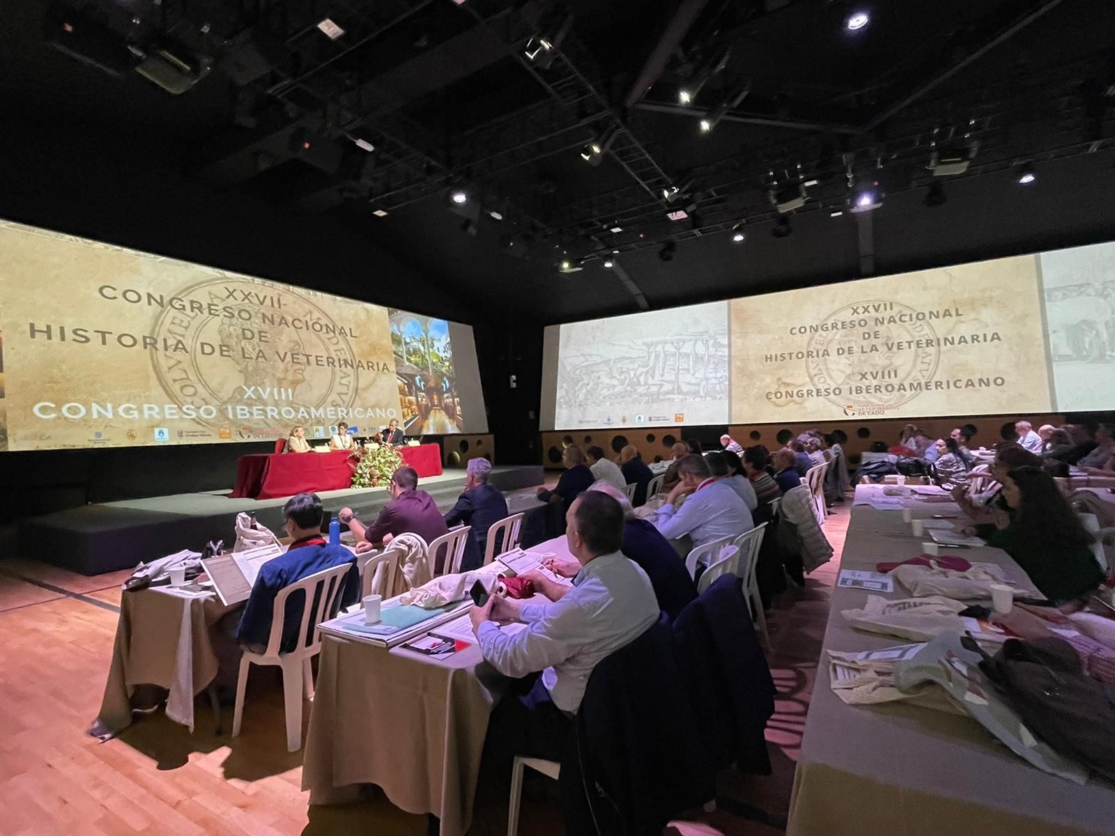 El acto inaugural del Congreso de Historia de la Veterinaria.