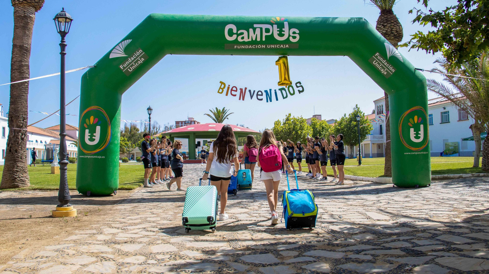 Participantes en el Campus Sabinillas de la Fundación Unicaja.