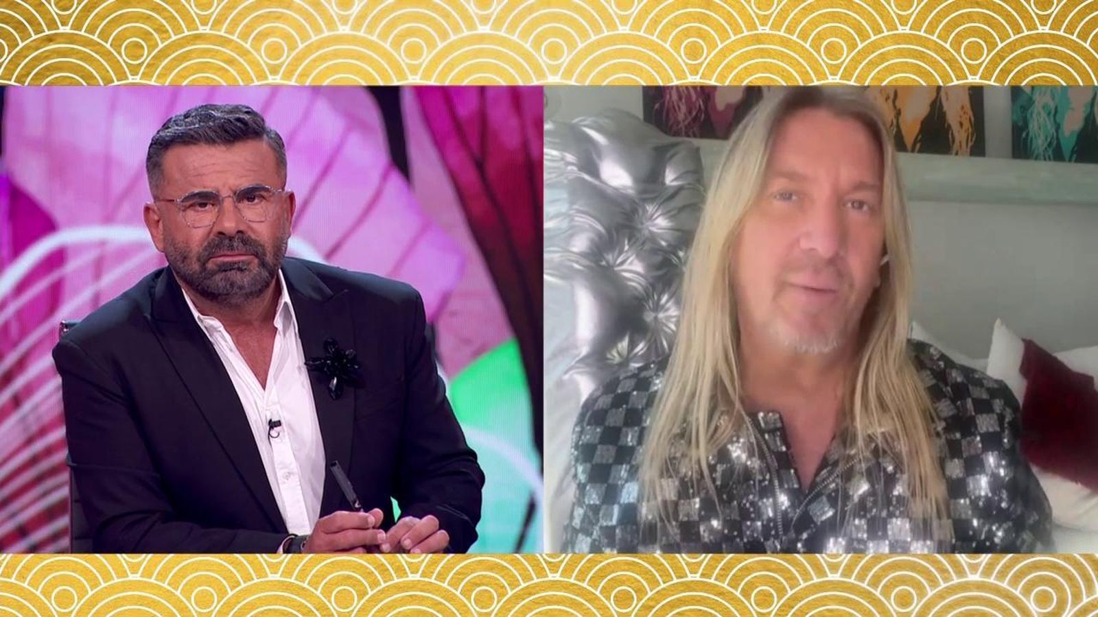 Jorge Javier Vázquez en una videollamada para 'Cuentos chinos'