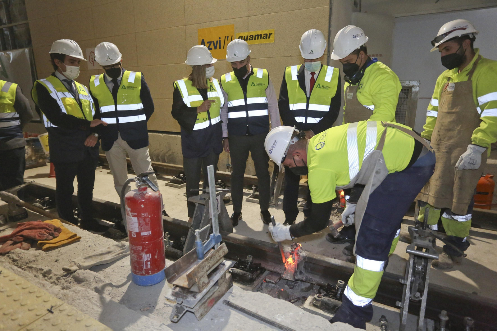 Así avanza el Metro hasta el Centro de Málaga