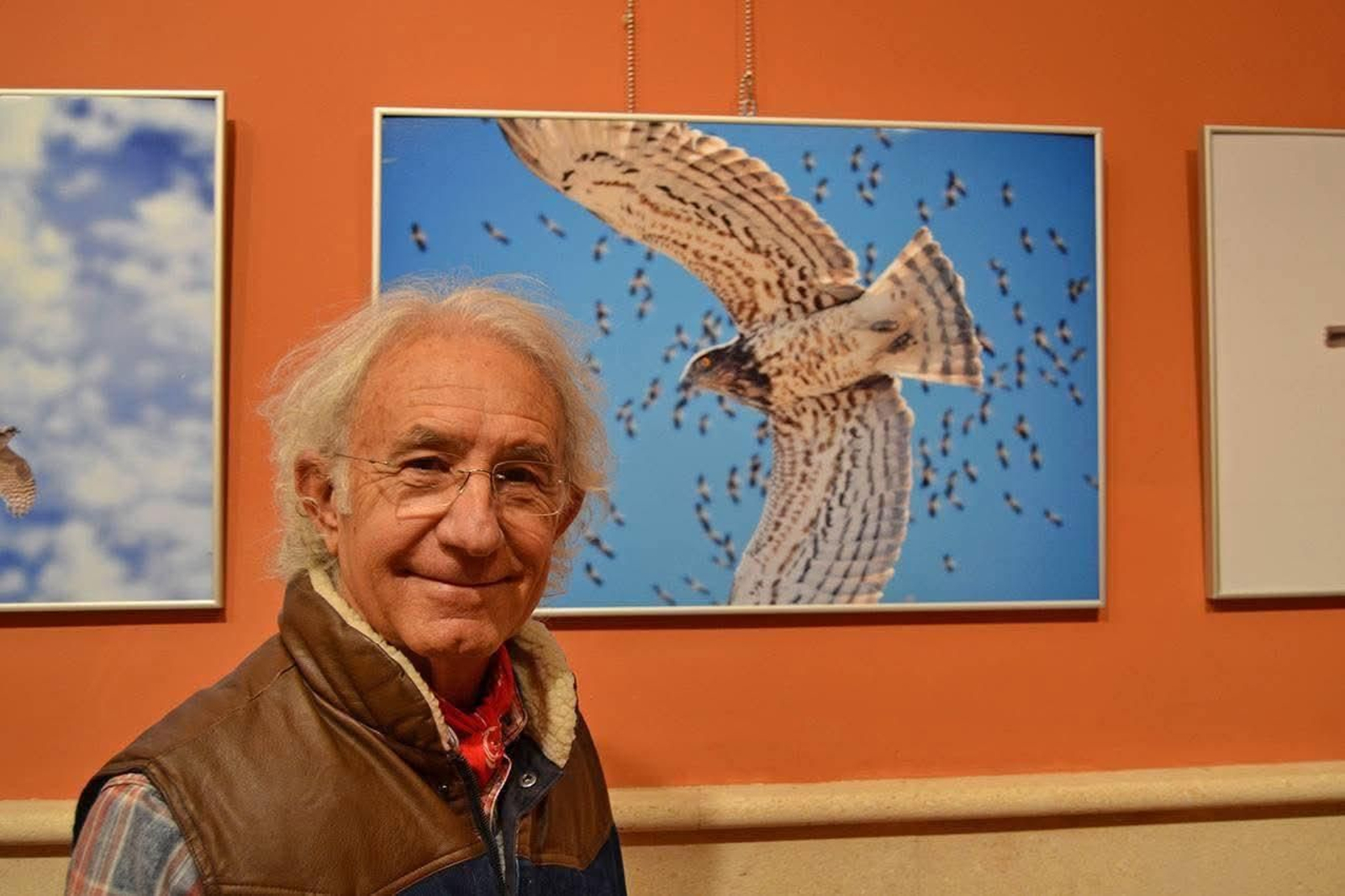Fernando Barrios, en una de sus exposiciones.